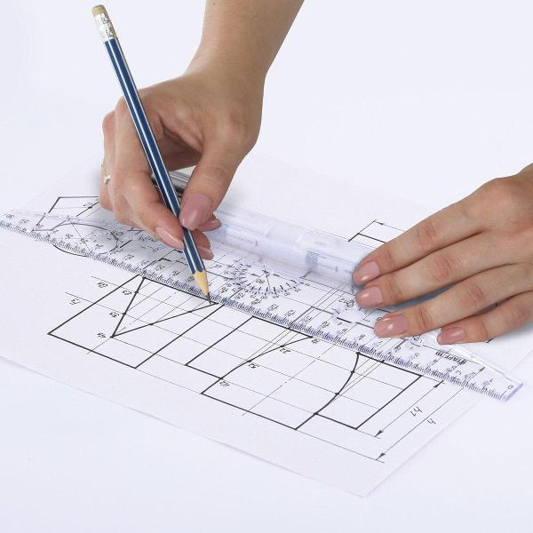 Линейка для черчения Staff 881149