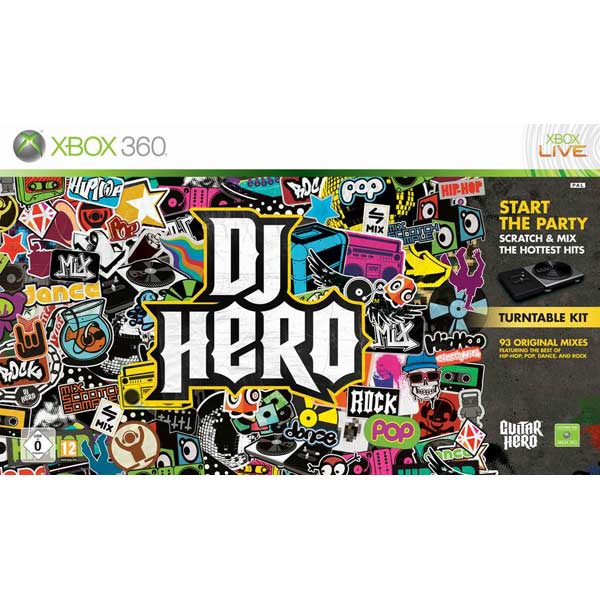 Видеоигра для Xbox 360 Медиа DJ Hero Turntable Kit фото