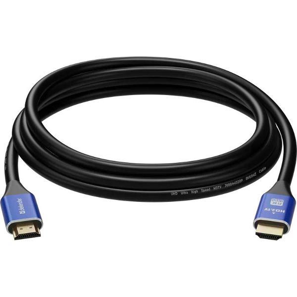 Кабель цифровой аудио-видео Defender HDMI M-M, ver 2.1, 2м