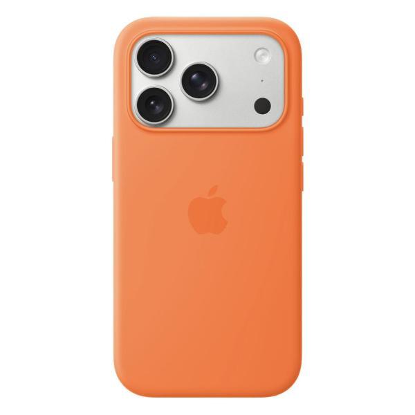 Чехол для смартфона, телефона Apple Silicone Case iPhone 17 Pro Max (Orange)
