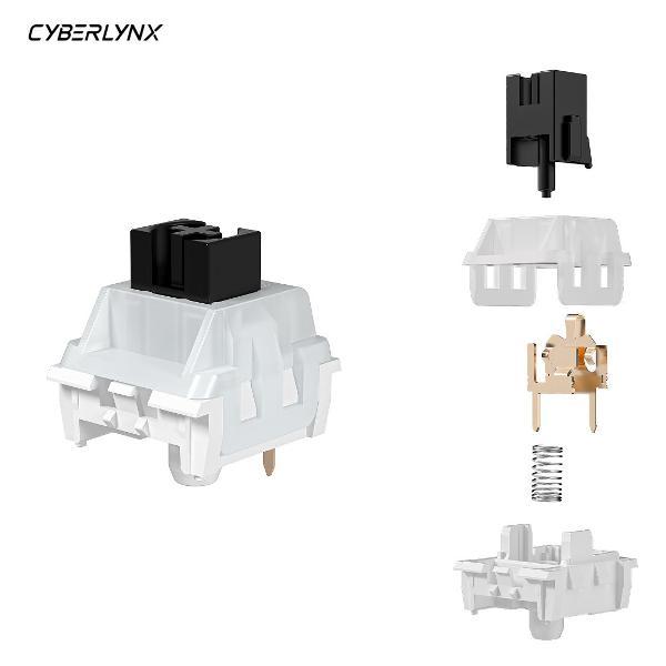 Клавиатура беспроводная CYBERLYNX RX75 Pro черный Серый Mute switch