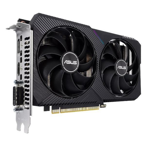 Видеокарта ASUS RTX3050 DUAL V2 OC 8GB GDDR6 128bit DVI DP HDMI 2FAN RTL