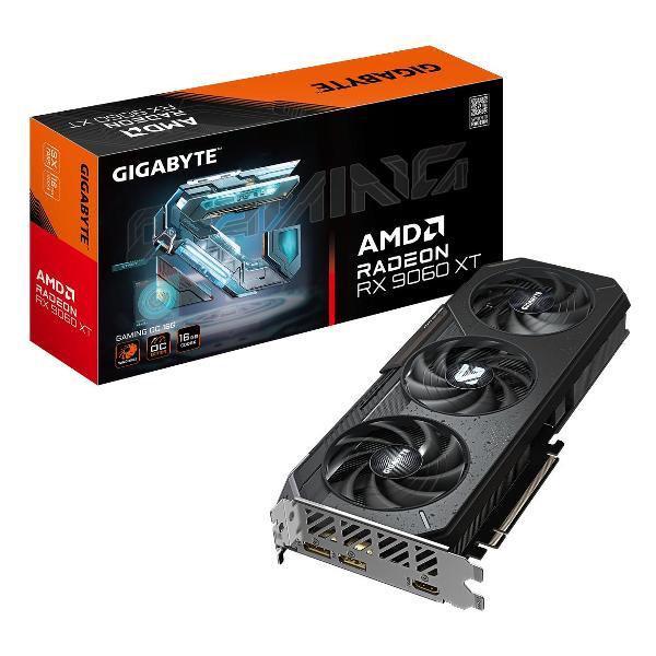 Видеокарта GIGABYTE RX9060XT GAMING OC 16GB GDDR6 128bit 2xDP HDMI 3FAN RTL