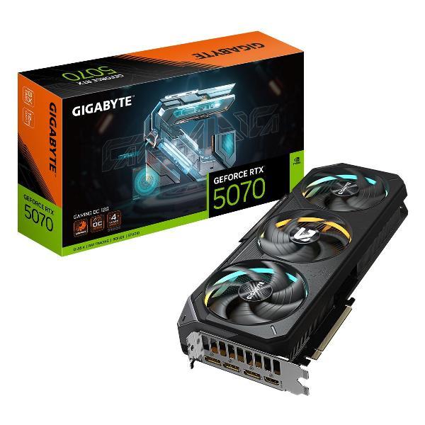 Видеокарта GIGABYTE RTX5070 GAMING OC 12GB GDDR7 192bit 3xDP HDMI 3FAN RTL