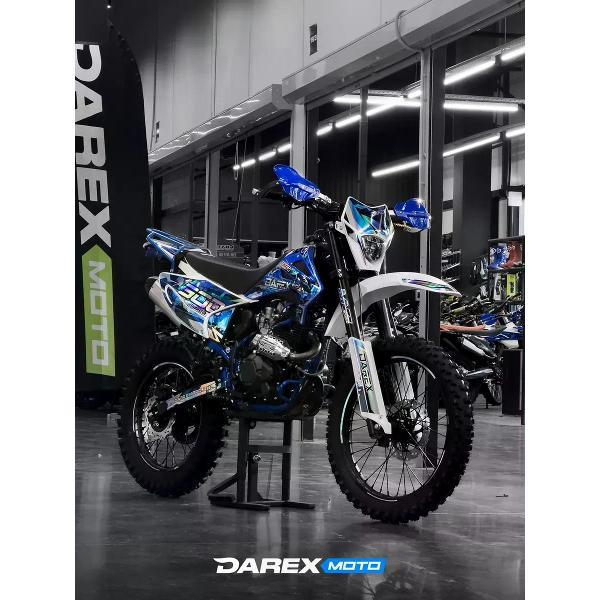 Мотоцикл DAREX TIMER 300 синий в собранном виде