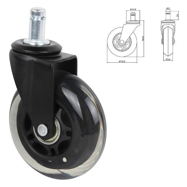 Колеса для кресла Brabix 532524