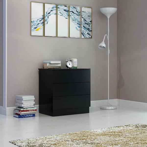 Комод MFMaster Уно-825 чёрный