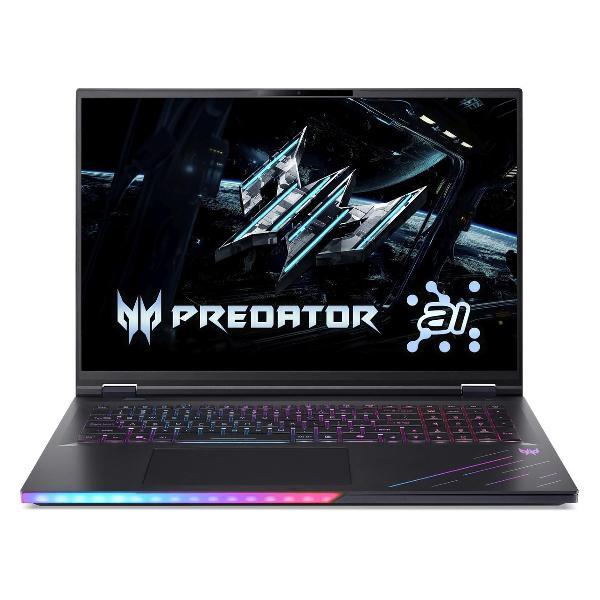 Ноутбук Acer Predator Helios 18 AI PH18-73-99GX Intel Core Ultra 9 275HX, 64 ГБ, 2 ТБ, NVIDIA GeForce RTX 5080 для ноутбуков (16 Гб), 18" 2560x1600 250Гц IPS, noOS (NH.QVZCD.002) фото
