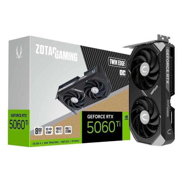 Видеокарта Zotac RTX 5060 Ti TWIN EDGE OC 8GB (ZT-B50610H-10M)