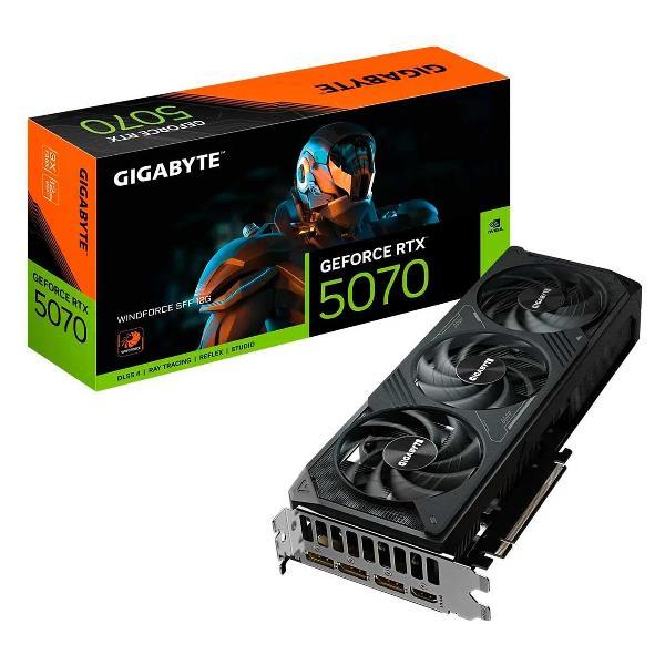 Видеокарта GIGABYTE RTX 5070 WindForce 3 12GB (GV-N5070WF3-12GD)