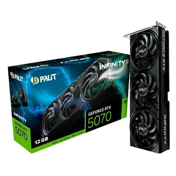 Видеокарта Palit RTX 5070 INFINITY 3 12GB (NE75070019K9-GB2050S)