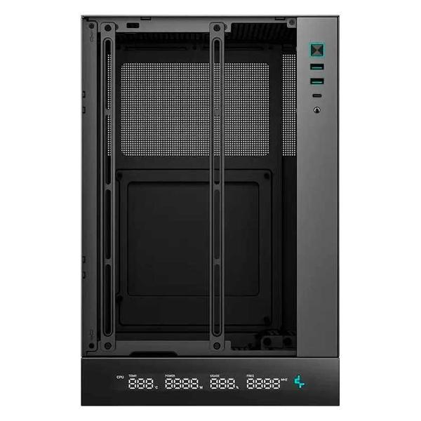 Корпус для компьютера DeepCool CH170 DIGITAL (R-CH170-BKNPI0D-G-1) черный