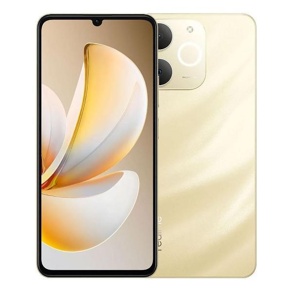 Смартфон realme Note 70 RMX5313 128Gb 6Gb золотистый фото