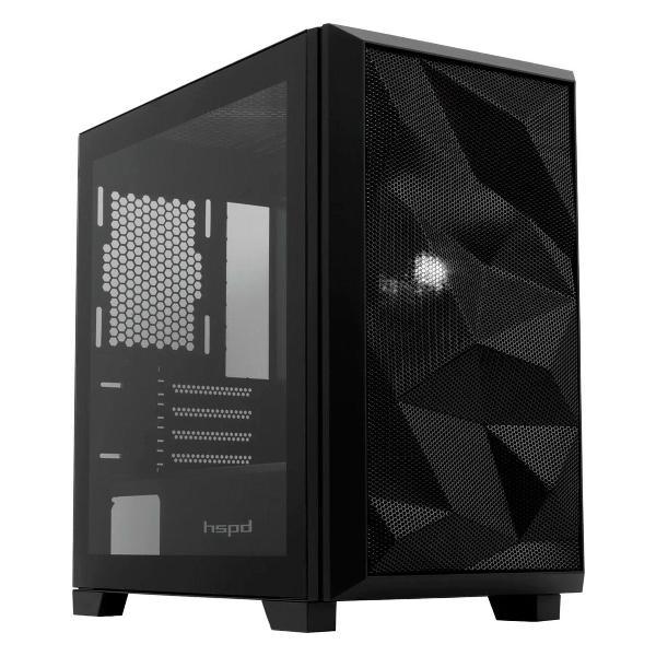 Корпус для компьютера HSPD M340 Black (M340-TGBK)