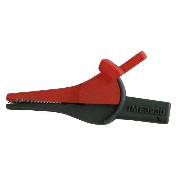 Аксессуар для измерительного инструмента Радио-Сервис Зажим изолированный "крокодил", прямой, красный