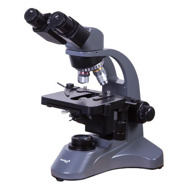 Микроскоп Levenhuk 720B серый