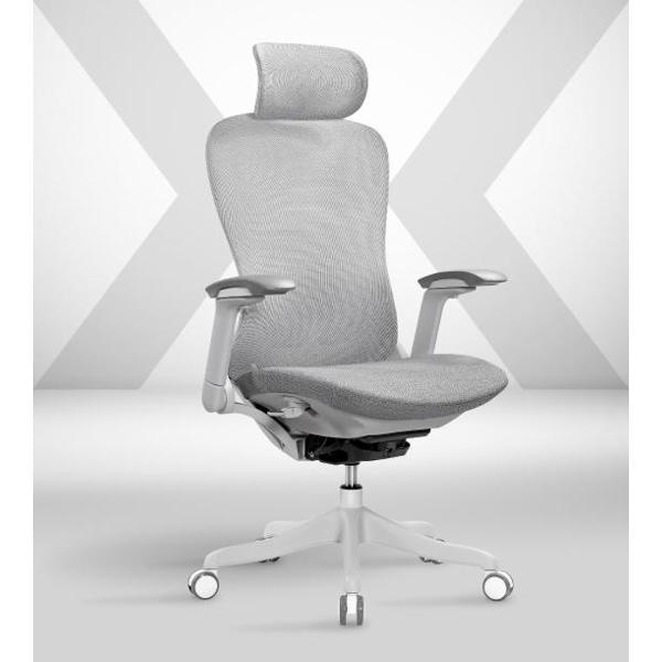 Кресло компьютерное SPARX FT-15 Enigma White / серый