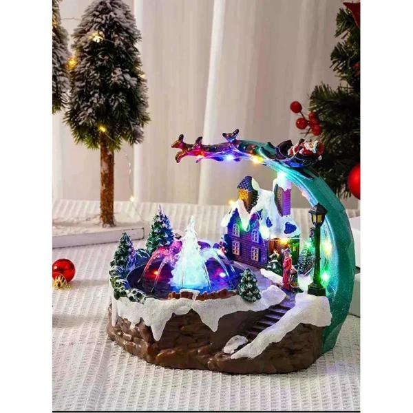 Световая фигура Uyut market Новогодняя композиция "Сказочная прогулка"