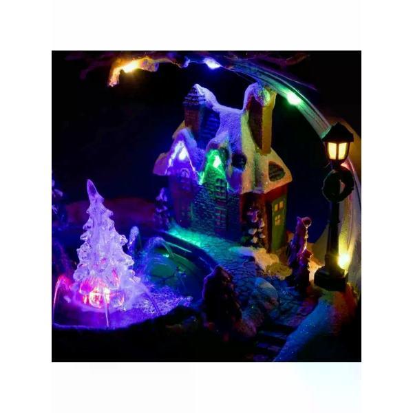 Световая фигура Uyut market Новогодняя композиция "Сказочная прогулка"