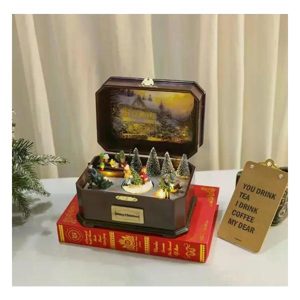 Световая фигура Uyut market Шкатулка ретро