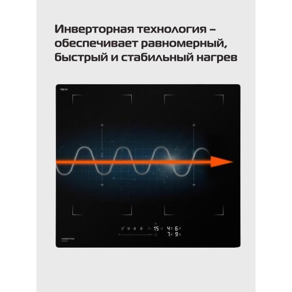 Варочная панель индукционная Hiberg i-MS 6249 B