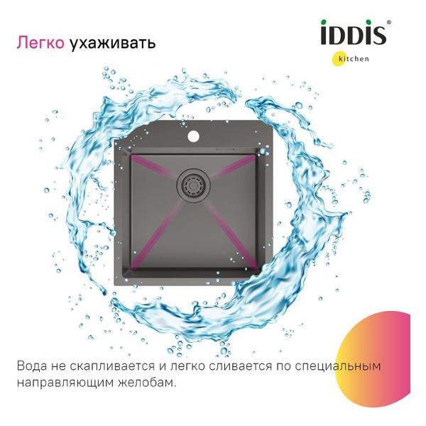Раковина для кухни Iddis HAZ49GMi77