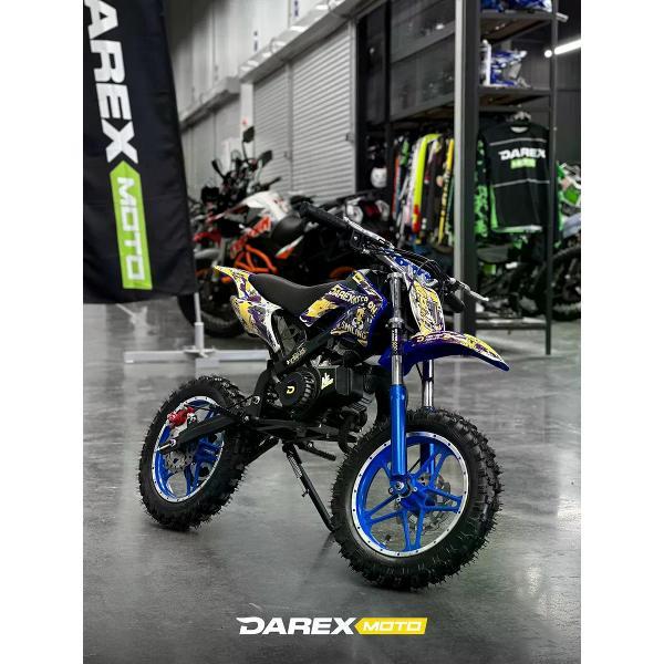 Мотоцикл DAREX Balakai 2кВт: 2,72 л.с "Крутой мишка" Синий