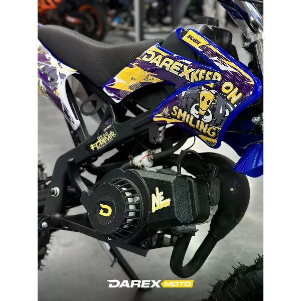 Мотоцикл DAREX Balakai 2кВт: 2,72 л.с "Крутой мишка" Синий