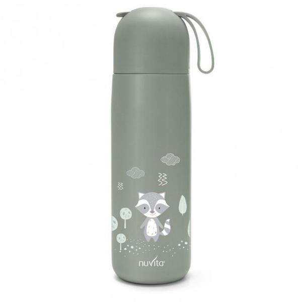 Термос Nuvita 4435 400 мл Grey/зеленый