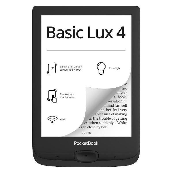 Электронная книга PocketBook 618 Basic Lux, Ink (PB618-P-WW)