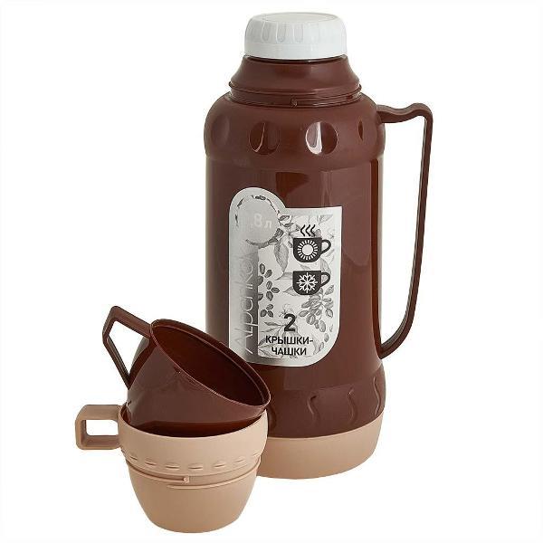 Термос Alpenkok AK-10108S 1,8л коричневый