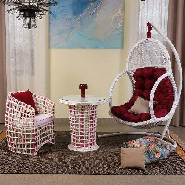 Кресло подвесное MALACCA Лучиано белый