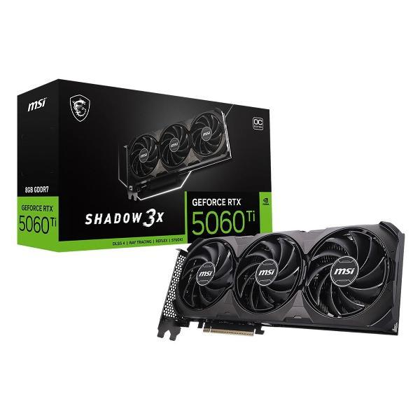 Видеокарта MSI RTX5060Ti SHADOW 3X OC CLASSIC 8GB GDDR7