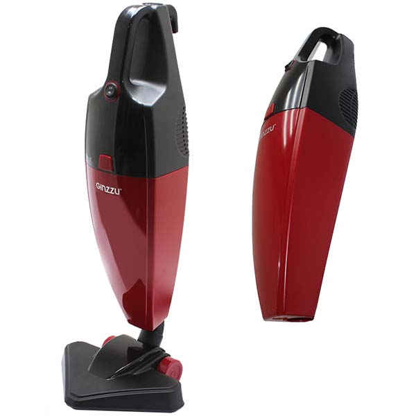 Пылесос ручной (handstick) Ginzzu VS121 черный красный