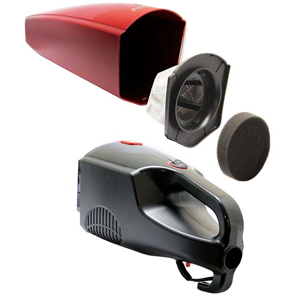 Пылесос ручной (handstick) Ginzzu VS121 черный красный