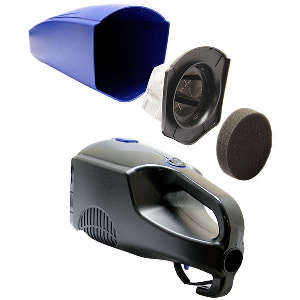 Пылесос ручной (handstick) Ginzzu VS121 Black синий