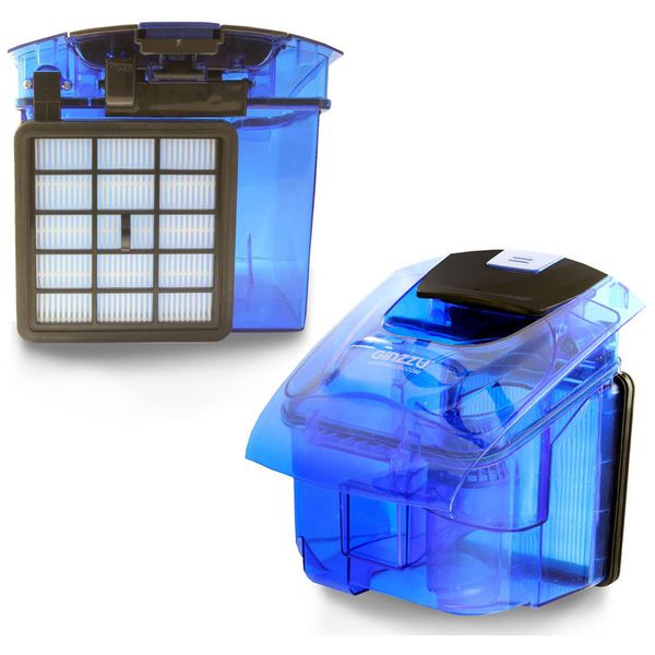 Пылесос с контейнером для пыли Ginzzu VS429 Grey синий