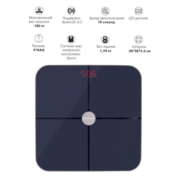 Весы напольные Endever Aurora-568