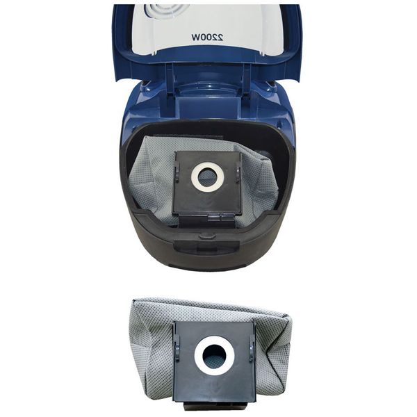 Пылесос с контейнером для пыли Ginzzu VS452 Black синий