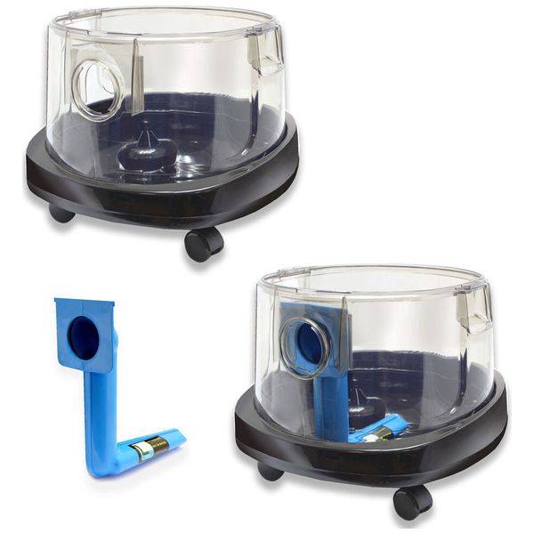 Пылесос с контейнером для пыли Ginzzu VS521 Black синий