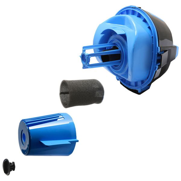 Пылесос с контейнером для пыли Ginzzu VS521 Black синий