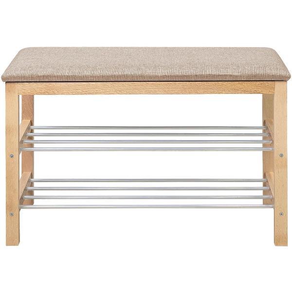 Банкетка Sheffilton SR-0628 прозрачный лак/кедровый