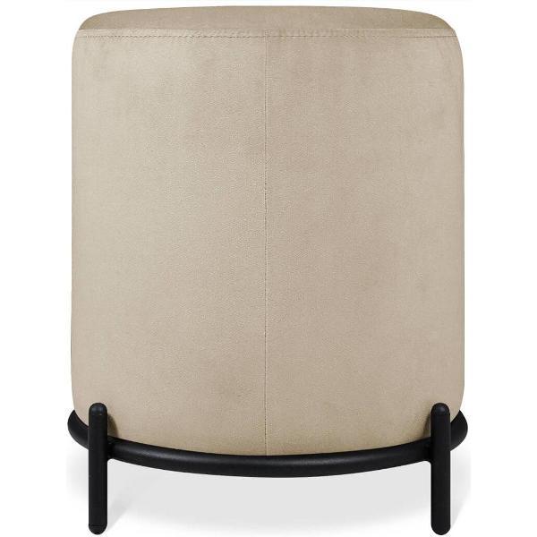 Банкетка Sheffilton SHT-B7 ванильный крем/черный муар