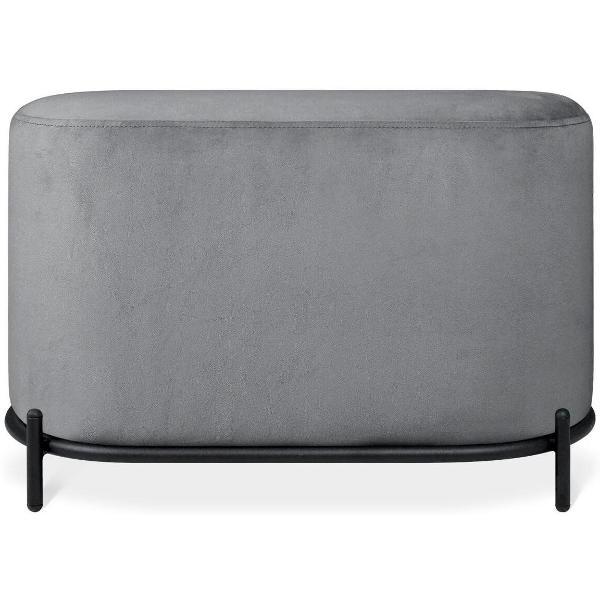 Банкетка Sheffilton SHT-B7 угольно-серый/черный муар