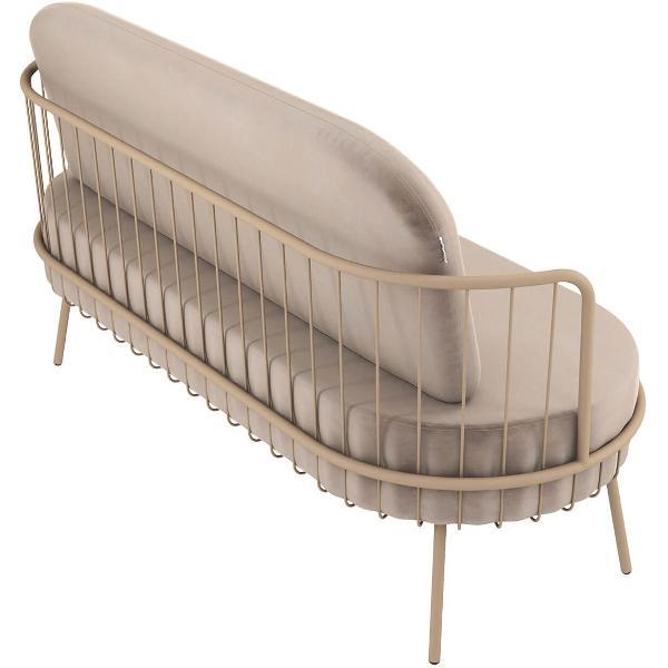 Диван Sheffilton SHT-SF8 латте/кофейный