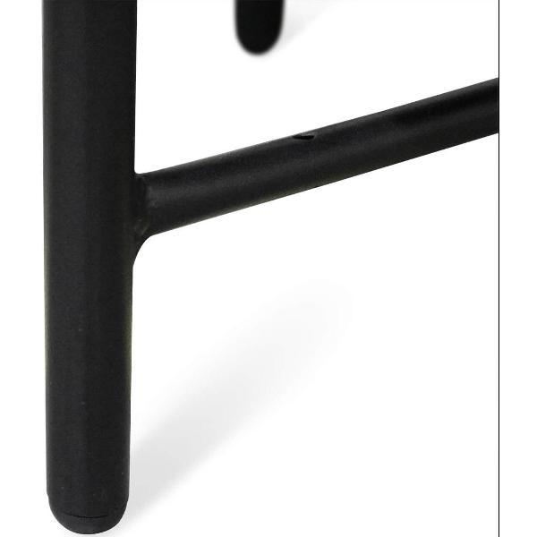 Пуф Sheffilton SHT-B4 серое облако/черный муар