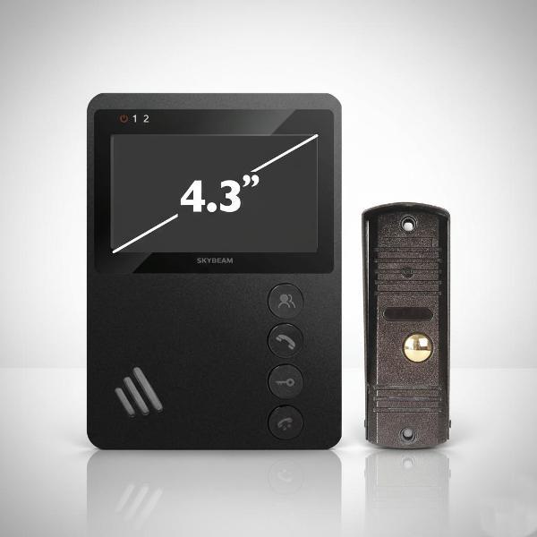 Видеодомофон SkyBeam 94402FA+94201-600TVLBL
