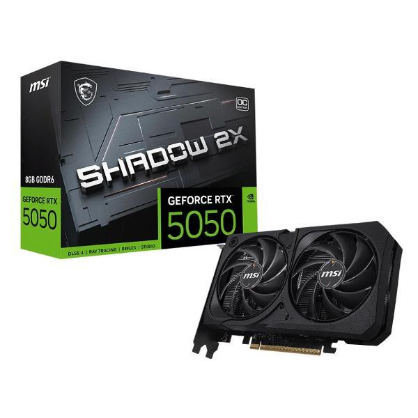 Видеокарта MSI NVIDIA GeForce RTX 5050 SHADOW 2X OC 8GB [rtx 5050 8g shadow 2x oc]