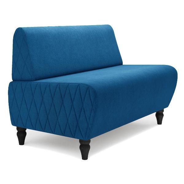 Диван Monofix БУНО, велюр синий (№13)