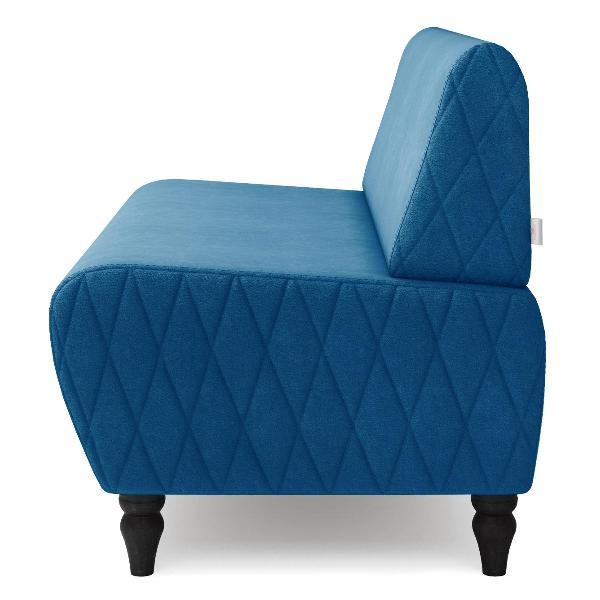 Диван Monofix БУНО, велюр синий (№13)